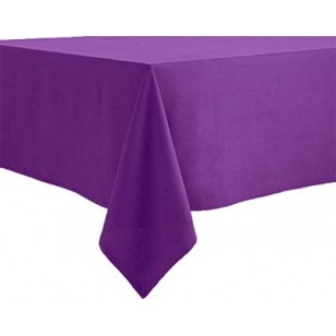 Purple Birthday Christening Tablecover